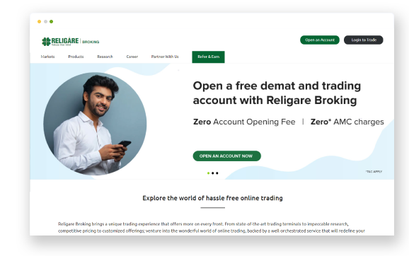 Religare Web Portal