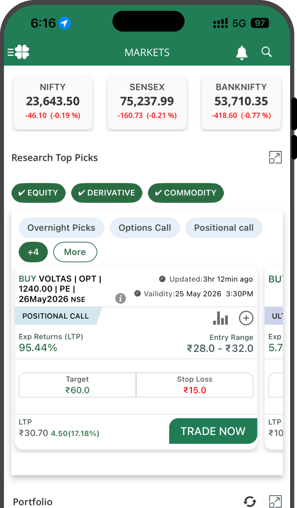 Trading Platform Interface