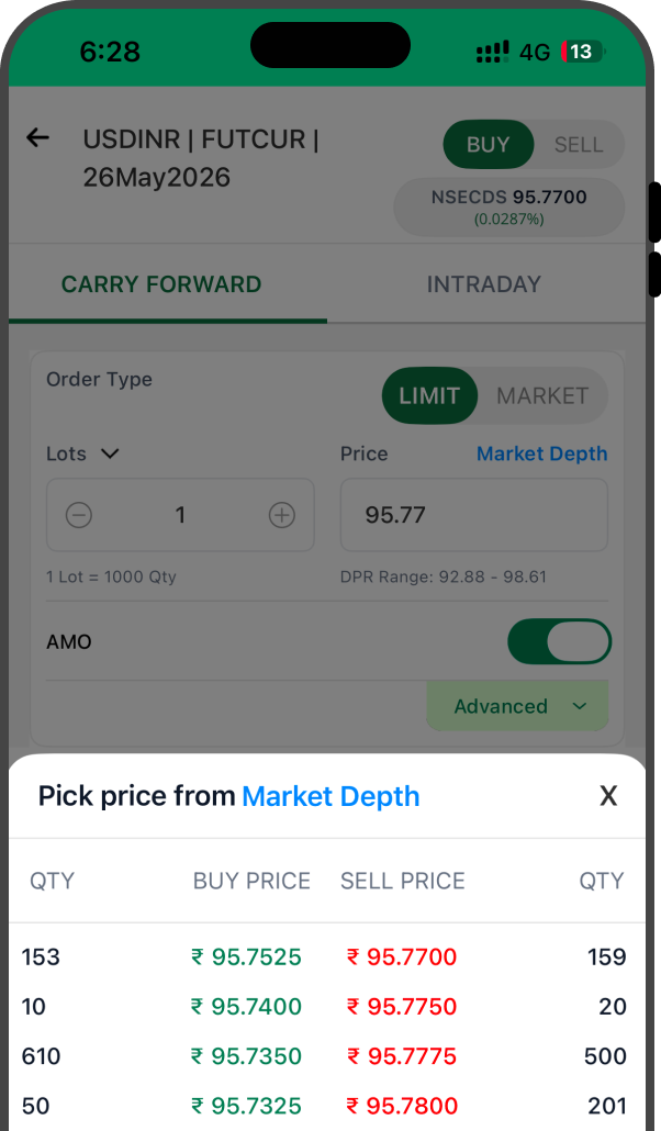 Trading Platform Interface